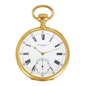 Swiss 18k pink gold Chronometro Gondolo watch Circa 1908