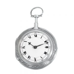 English silver quarter repeating verge pocket watch Circa 1710