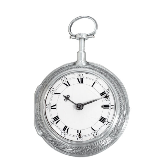 English silver quarter repeating verge pocket watch Circa 1710