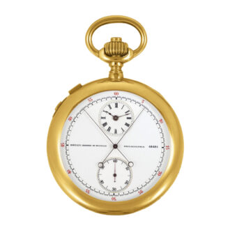 Swiss gold special half open faced pocket watch Circa 1881