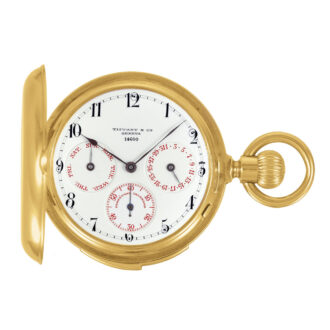 Swiss gold five-minute repeating lever pocket watch Circa 1900