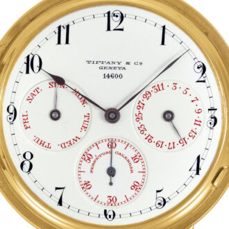Swiss gold five-minute repeating lever pocket watch Circa 1900