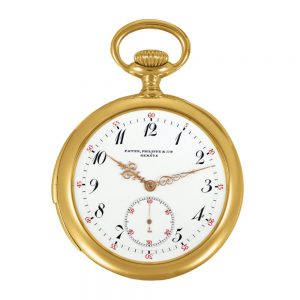 Swiss gold five-minute repeating open faced watch Circa 1902
