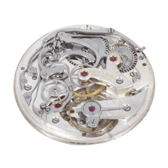 Swiss chronograph with register and tachometer Circa 1950