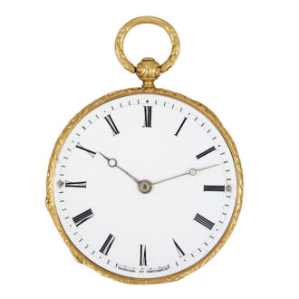Very fine Swiss 18k gold lady's pendant watch Circa 1844