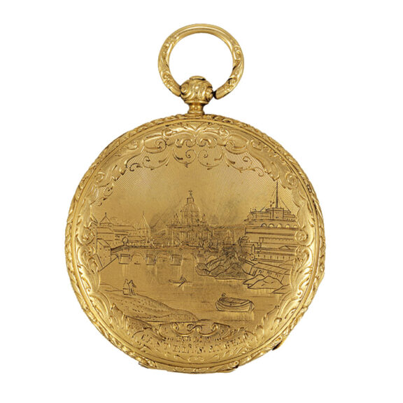 Very fine Swiss 18k gold lady's pendant watch Circa 1844