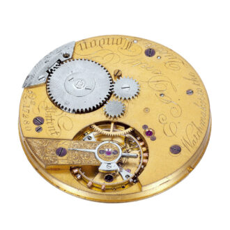 Important English 18k gold watch with à tact option Circa 1851 Important English 18k gold watch with à tact option Circa 1851