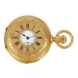 Swiss half hunter made for the Hispanic market Circa 1900