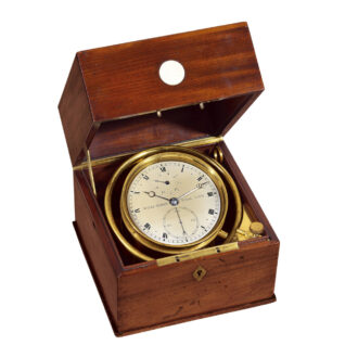 French Marine chronometer with pivoted detent Circa 1870