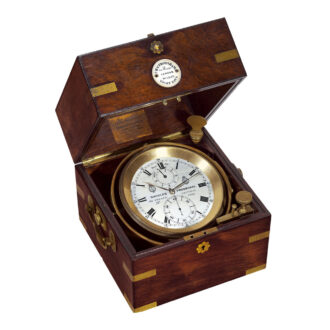 Fine English brass Marine chronometer watch Circa 1860