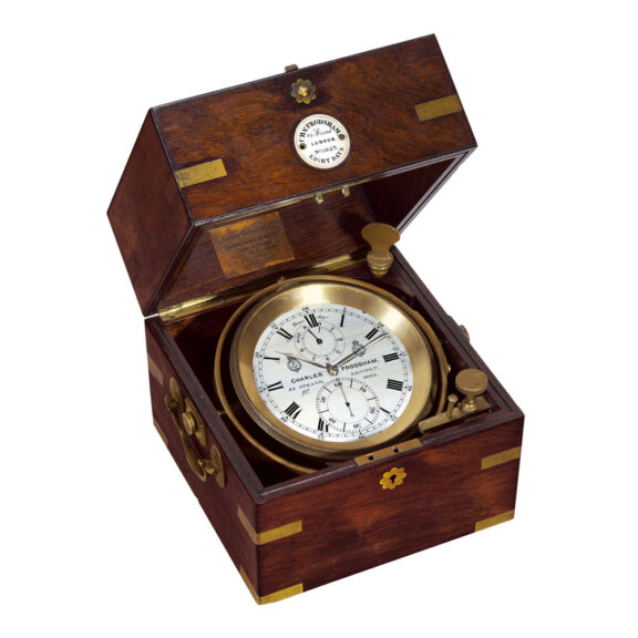 Fine English brass Marine chronometer watch Circa 1860
