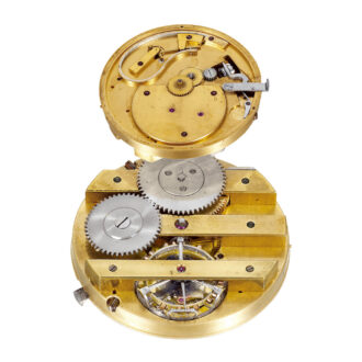 Important Danish 18k gold tourbillon pocket watch Circa 1855 Important Danish 18k gold tourbillon pocket watch Circa 1855