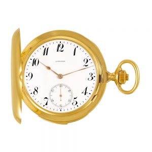 Swiss gold minute repeating watch with carillon Circa 1910
