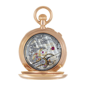 Swiss gold repeater with split-second chronograph Circa 1888