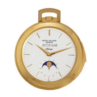 Swiss 18K gold repeating astronomical dress watch Circa 1965