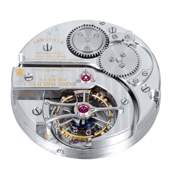 Exceptional Swiss 18k yellow gold tourbillon watch Circa 1938 Exceptional Swiss 18k yellow gold tourbillon watch Circa 1938