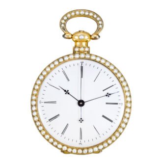 Swiss silver-gilt duplex watch for Chinese market Circa 1870
