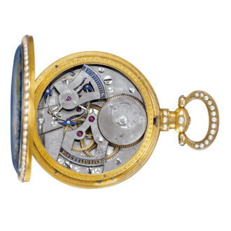 Swiss silver-gilt duplex watch for Chinese market Circa 1870