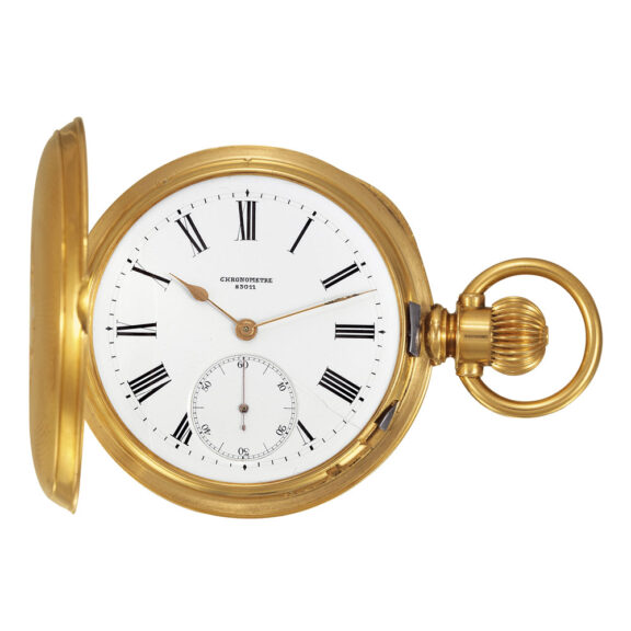 Swiss chronometer with pivoted detent escapement Circa 1900