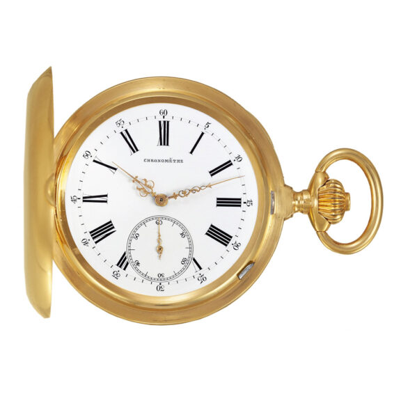 Swiss chronometer with pivoted detent escapement Circa 1900