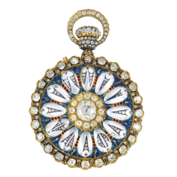 Magnificent decorated Swiss made for the Islamic market Circa 1880