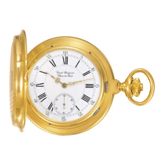 Swiss gold chronometer with one-minute tourbillon Circa 1982