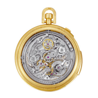 Swiss gold complicated astronomical lever watch Circa 1964