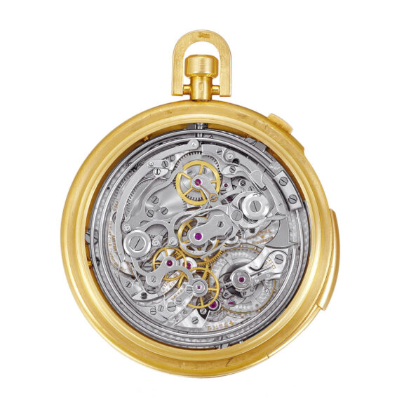 Swiss gold complicated astronomical lever watch Circa 1964 Swiss gold complicated astronomical lever watch Circa 1964