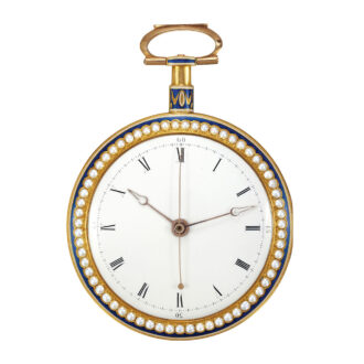 English gold enamel watch for the Chinese market Circa 1795