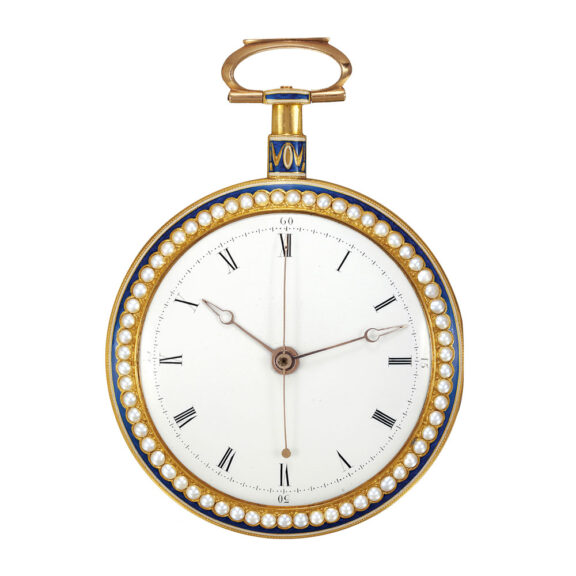 English gold enamel watch for the Chinese market Circa 1795 English gold enamel watch for the Chinese market Circa 1795
