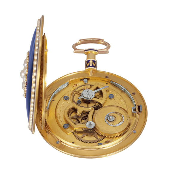 English gold enamel watch for the Chinese market Circa 1795 English gold enamel watch for the Chinese market Circa 1795