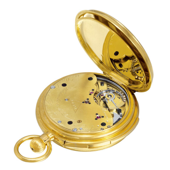 English gold minute repeating lever pocket watch Circa 1890 English gold minute repeating lever pocket watch Circa 1890