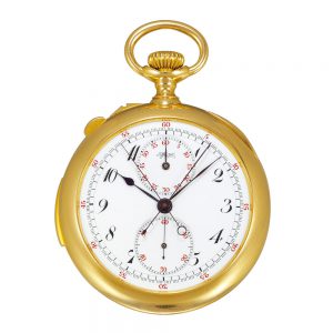 Swiss gold minute repeating lever dress watch Circa 1905