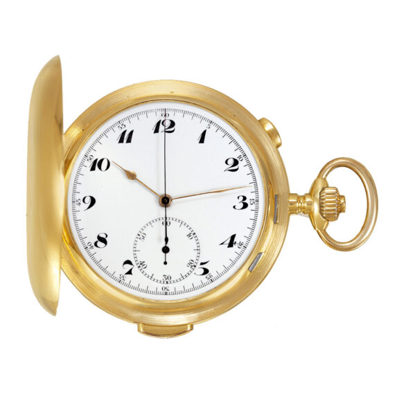 Swiss 18k gold minute repeating pocket watch Circa 1910 Swiss 18k gold minute repeating pocket watch Circa 1910