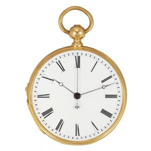 Swiss gold lever with independent centre seconds Circa 1880