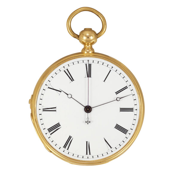 Swiss gold lever with independent centre seconds Circa 1880 Swiss gold lever with independent centre seconds Circa 1880