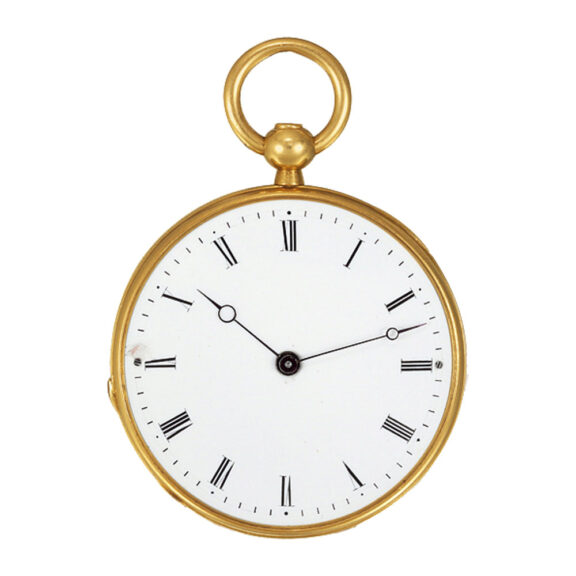 Swiss 18k gold lady's watch made for the Polish market Circa 1847 Swiss 18k gold lady's watch made for the Polish market Circa 1847