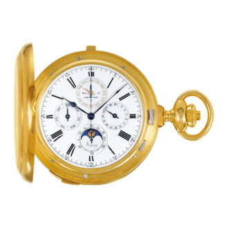 Important Swiss gold astronomic with twelve complications Circa 1989