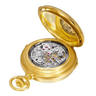 Important Swiss gold astronomic with twelve complications Circa 1989