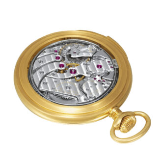 Swiss 18k yellow gold minute repeating pocket watch Circa 1975