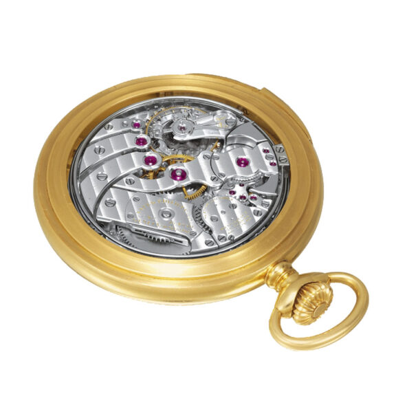 Swiss 18k yellow gold minute repeating pocket watch Circa 1975 Swiss 18k yellow gold minute repeating pocket watch Circa 1975