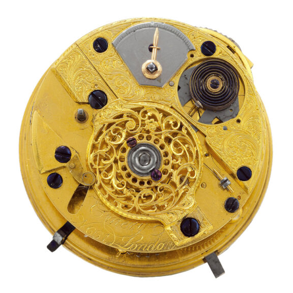 Important and historic English gilt-metal pocket watch Circa 1774 Important and historic English gilt-metal pocket watch Circa 1774