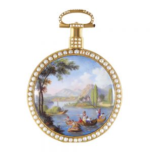 English gold duplex watch made for Chinese market Circa 1820