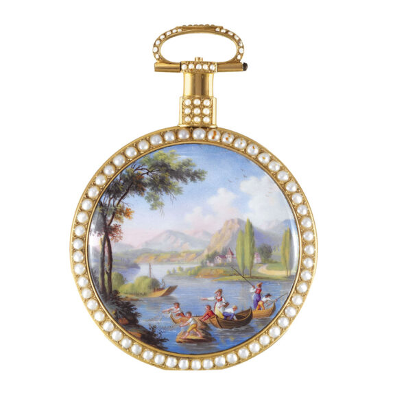 English gold duplex watch made for Chinese market Circa 1820