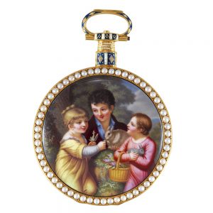 English gold duplex watch made for Chinese market Circa 1815