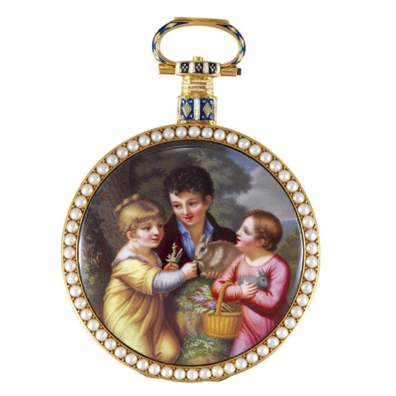 English gold duplex watch made for Chinese market Circa 1815