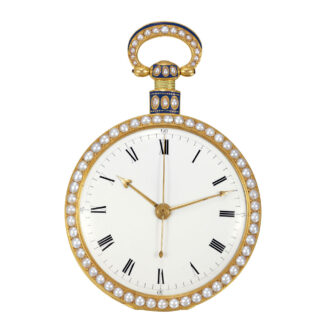 English gold duplex watch made for Chinese market Circa 1815