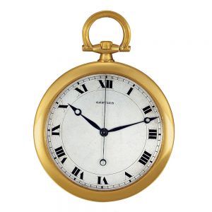 French 18K yellow gold keyless lever dress watch Circa 1922