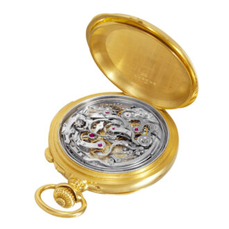 Swiss gold astronomic pocket watch with nine complications Circa 1927