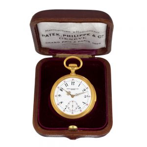 Small Swiss 18k gold minute repeating pocket watch Circa 1902